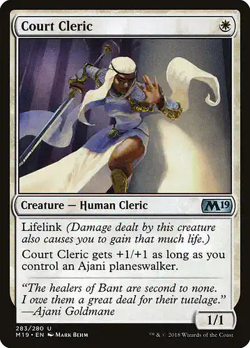 Court Cleric - m19 Spoiler
