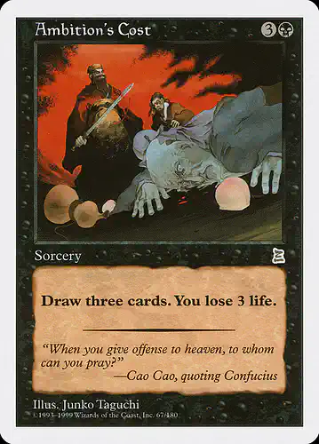 Ambition's Cost - ptk Spoiler