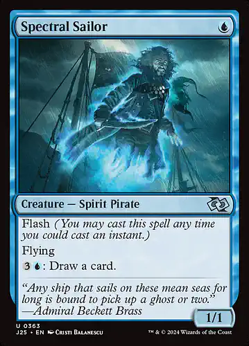 Spectral Sailor - j25 Spoiler