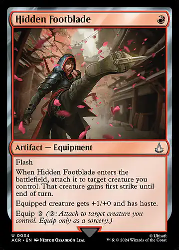 Hidden Footblade - acr Spoiler