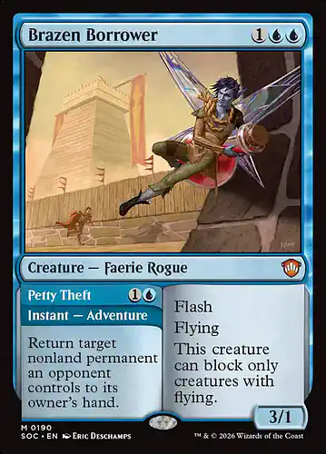 Brazen Borrower - soc Spoiler