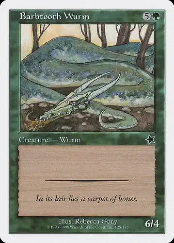 Barbtooth Wurm - s99 Spoiler