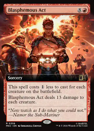 Blasphemous Act - msc Spoiler