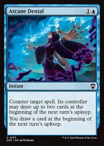Arcane Denial - soc Spoiler