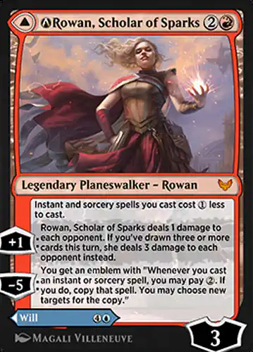 A-Rowan, Scholar of Sparks - stx Spoiler