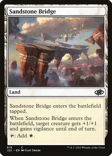 Sandstone Bridge - j22 Spoiler