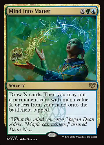 Mind into Matter - sos Spoiler