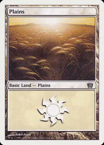 Plains - 8ed Spoiler