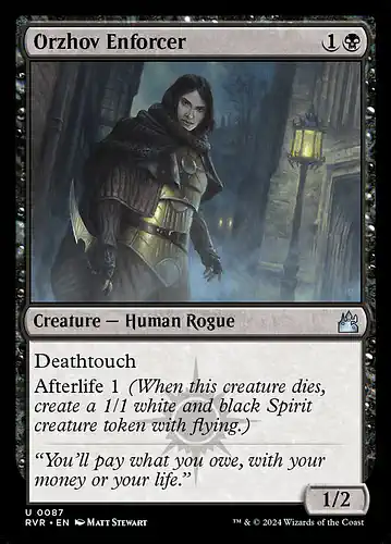 Orzhov Enforcer - rvr Spoiler