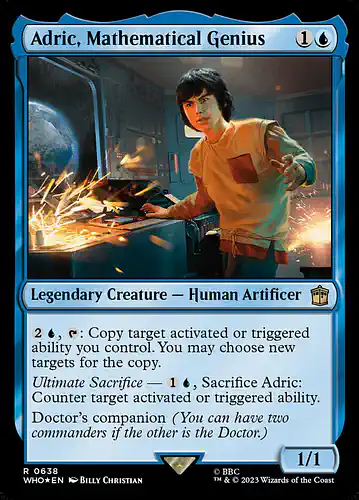 Adric, Mathematical Genius - who Spoiler