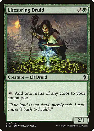 Lifespring Druid - bfz Spoiler