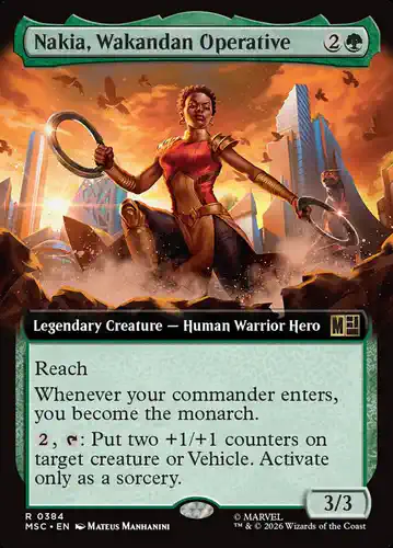Nakia, Wakandan Operative - msc Spoiler