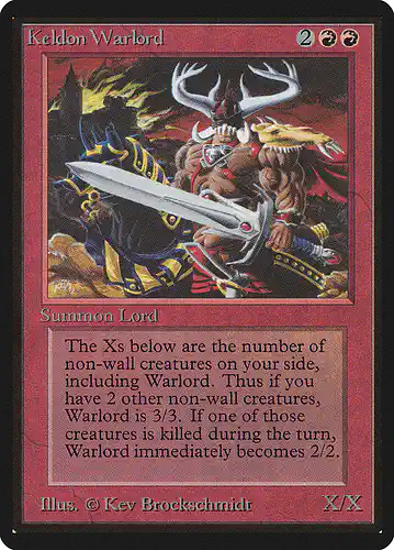 Keldon Warlord - leb Spoiler