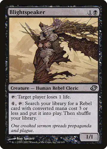 Blightspeaker - plc Spoiler