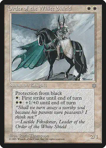Order of the White Shield - ice Spoiler