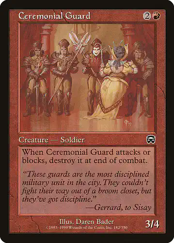 Ceremonial Guard - mmq Spoiler