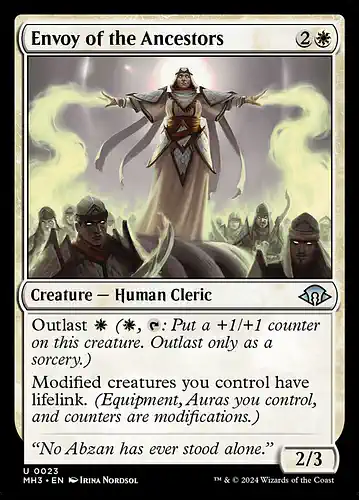 Envoy of the Ancestors - mh3 Spoiler