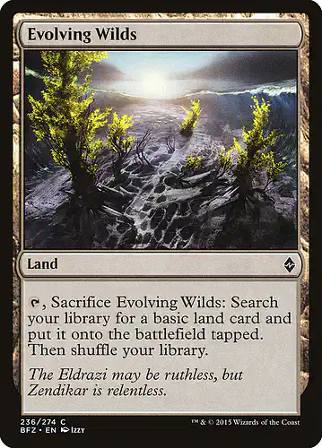 Evolving Wilds - bfz Spoiler