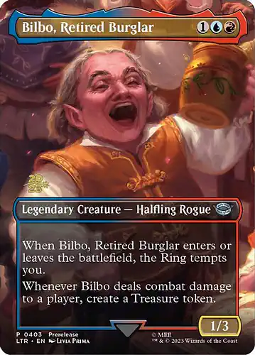 Bilbo, Retired Burglar - ltr Spoiler