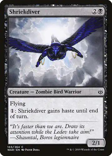 Shriekdiver - war Spoiler