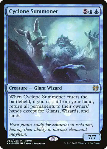 Cyclone Summoner - khm Spoiler