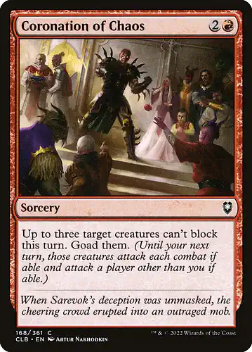 Coronation of Chaos - clb Spoiler