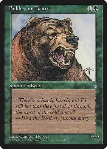 Balduvian Bears - ice Spoiler
