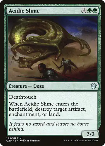 Acidic Slime - c20 Spoiler