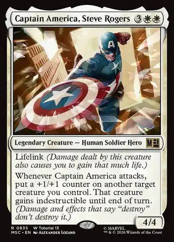 Captain America, Steve Rogers - msc Spoiler