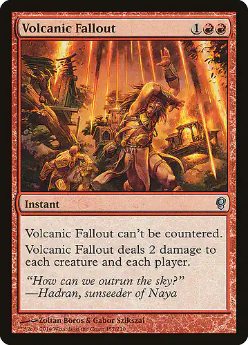 Volcanic Fallout - cns Spoiler