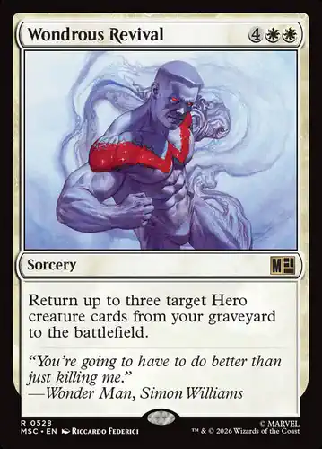 Wondrous Revival - msc Spoiler
