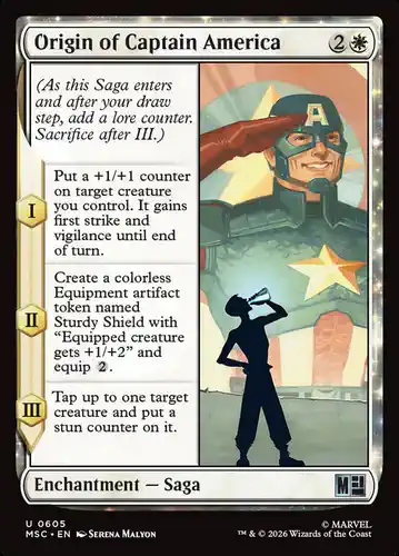 Origin of Captain America - msc Spoiler