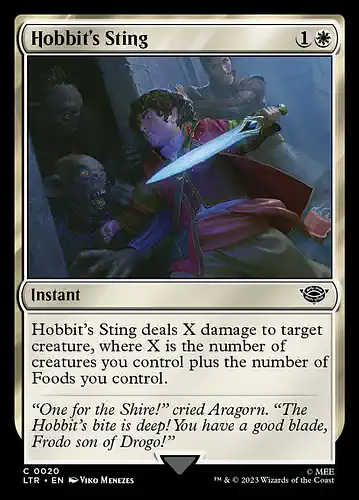 Hobbit's Sting - ltr Spoiler
