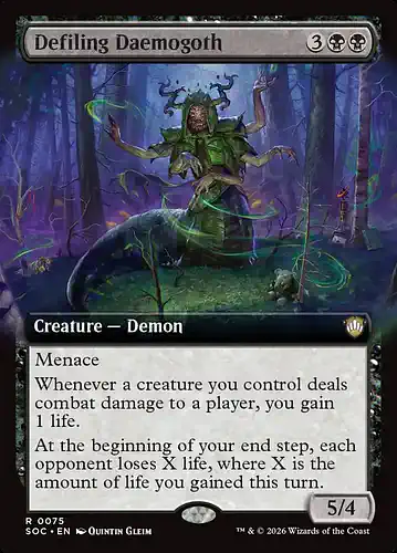 Defiling Daemogoth - soc Spoiler