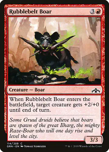 Rubblebelt Boar - grn Spoiler