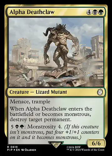 Alpha Deathclaw - pip Spoiler