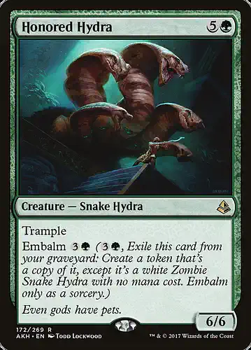 Honored Hydra - akh Spoiler