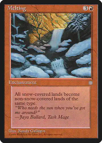 Melting - ice Spoiler