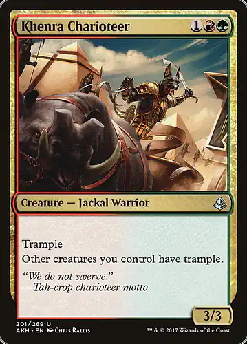 Khenra Charioteer - akh Spoiler