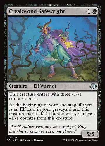 Creakwood Safewright - ecl Spoiler