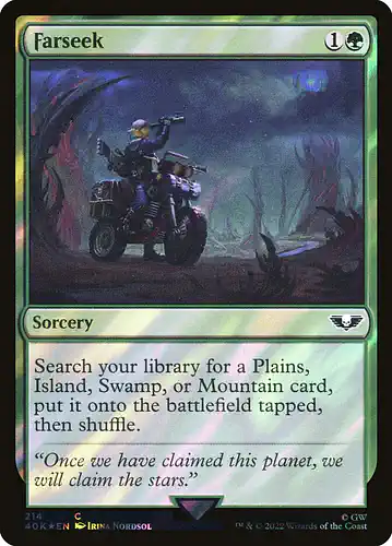 Farseek - 40k Spoiler