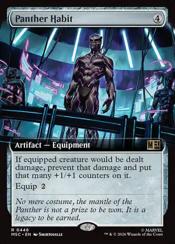 Panther Habit - msc Spoiler