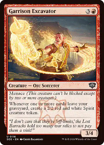 Garrison Excavator - sos Spoiler