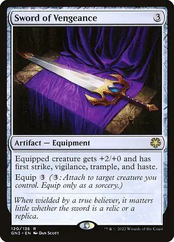 Sword of Vengeance - gn3 Spoiler
