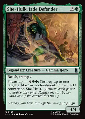 She-Hulk, Jade Defender - msh Spoiler