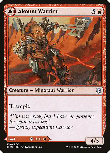 Akoum Warrior - znr Spoiler
