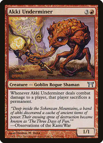 Akki Underminer - chk Spoiler