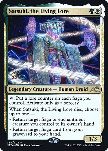 Satsuki, the Living Lore - neo Spoiler