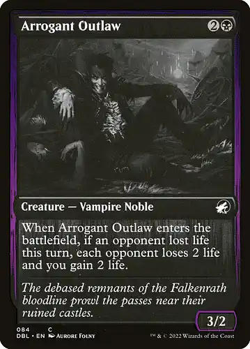Arrogant Outlaw - dbl Spoiler
