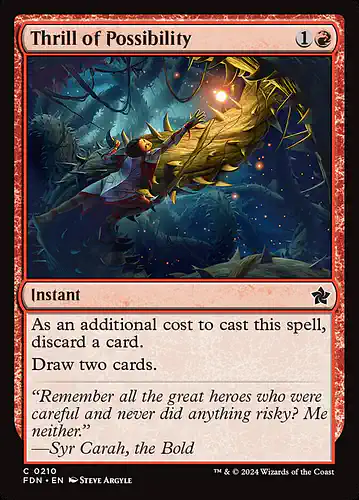 Thrill of Possibility - fdn Spoiler